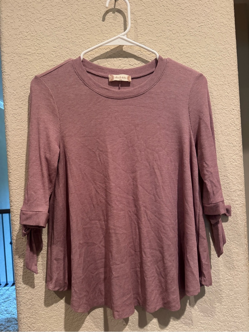 Altar'd State Tie-Cuff Top